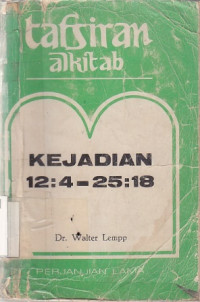 Tafsiran alkitab kejadian 12:4-25:18