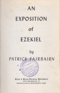 An exposition of ezekiel