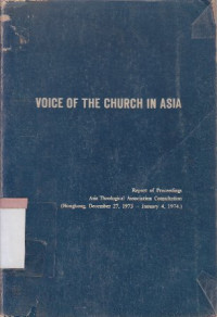 Voice of the church in asia