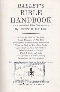 Halley's bible handbook : an abbreviated bible commentary