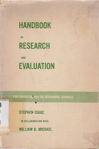 Handbook in research and evaluation