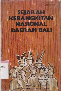 Sejarah kebangkitan nasional daerah bali