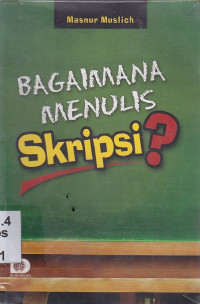 Bagaimana Menulis skripsi?