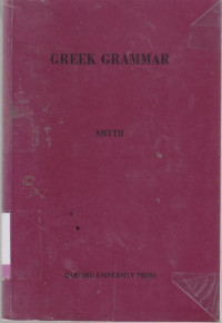 Greek Grammar