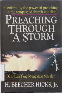 Preaching Through a Storm : khotbah yang mengatasi masalah