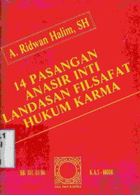 14 Pasangan anasir inti landasan filsafat hukum karma