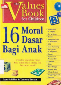 16 moral dasar bagi anak :Disertai kegiatan yang bisa dilakukan orangtua bersama anak