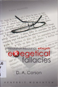 Kesalahan-Kesalahan Eksegetis : Exegetical fallacies