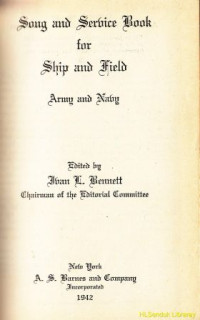 Song and service book for shi and field