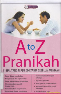 A to Z pernikahan : 11 hal yang perlu diketahui sebelum menikah : The complete marriage book