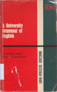 A university grammar of english