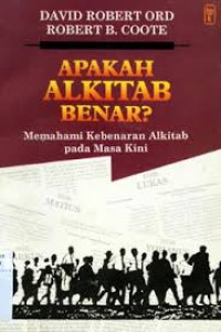 Apakah Alkitab benar?