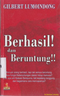 Berhasil dan beruntung