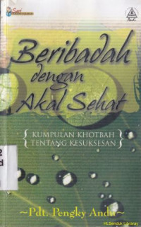 Beribadah dengan akal sehat