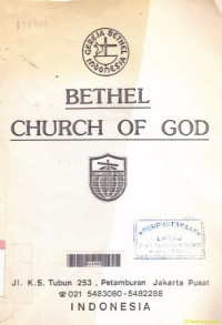 Bethel Church Of God : A Report To The Church Of God World Mission Board