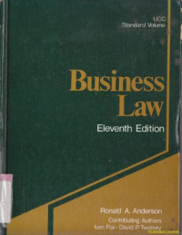 Business law : eleventh edition