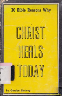 Christ heals today