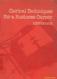 Clerical techiques for a business career