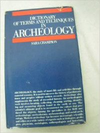 A dictionary of terms and techniques in archaeology