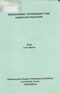 Educational psychology for christian education