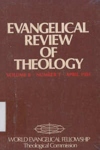 Evangelical riview of theology