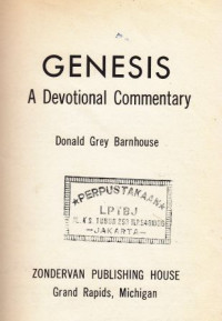 Genesis a devotional commentary