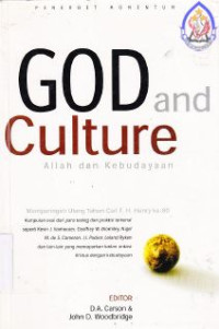 Allah dan kebudayaan : God and culture