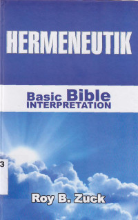 Hermeneutik : basic Bible interpretation