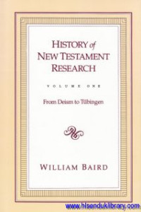 History of New Testament Research