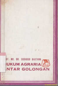 Hukum agraria antar golongan