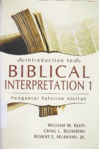 Introduction to Biblical interpretation 1