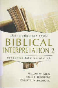 Introduction to Biblical interpretation 2