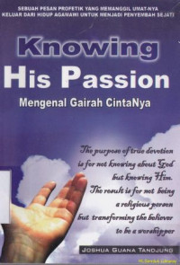 Knowing his passion