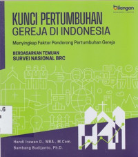 Kunci pertumbuhan Gereja di Indonesia