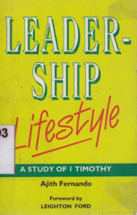 Leadership lifestyle : a study of 1 timothy