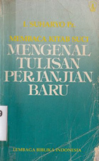 Mengenal tulisan perjanjian baru