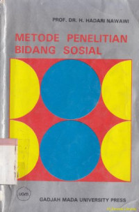 Metode penelitian bidang sosial