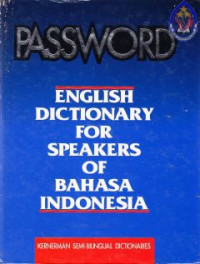 Password - English dictionary for speakers of bahasa Indonesia