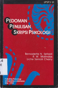 Pedoman penulisan skripsi psikologi