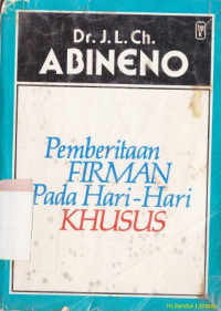 Pemberitaan firman pada hari-hari khusus