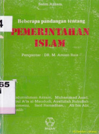 Beberapa pandangan tentang pemerintahan islam