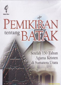 Pemikiran tentang batak