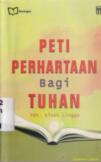 Peti perhartaan bagi Tuhan