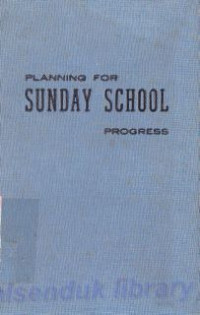 Planning for sunday school progress