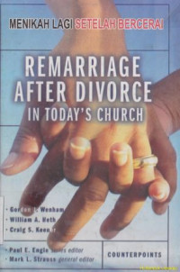 Remarriage after divoree in todays church [menikah lagi setelah bercerai]