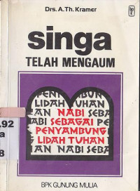 Singa telah mengaum :para nabi dalam perjanjian lama