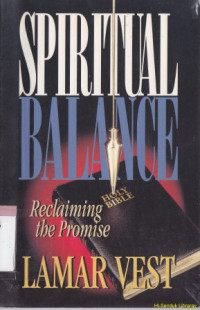 Spiritual balance : reclaiming promise