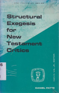 Structural exegesis for new testament critics