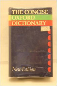 The concise oxford dictionary of current english Ed.3