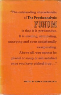 The psychoanalytic forum